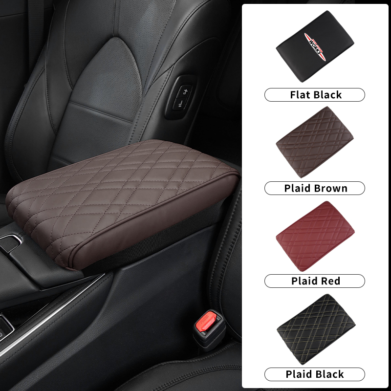 Leather Work For Car - Cuscino per Bracciolo Centrale Auto, Tappetino
