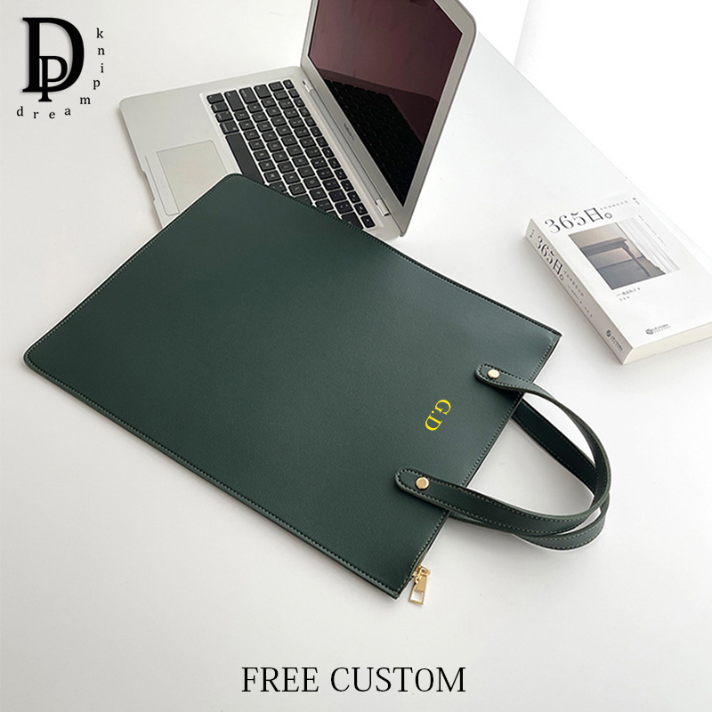 Leatherwork Letters - Borsa per Laptop di Design Lussuoso