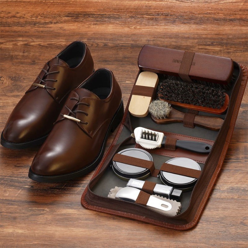 Leatherwork Tool Kit - Set di spazzole per scarpe HorseHair