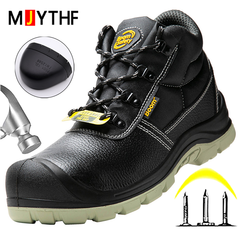 Leather Work Fabric - Scarpe Indistruttibili, Stivali da Lavoro per