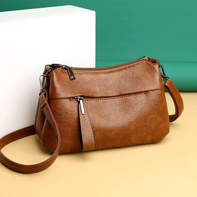 Leatherwork Letters - Borsa a tracolla da donna nuova
