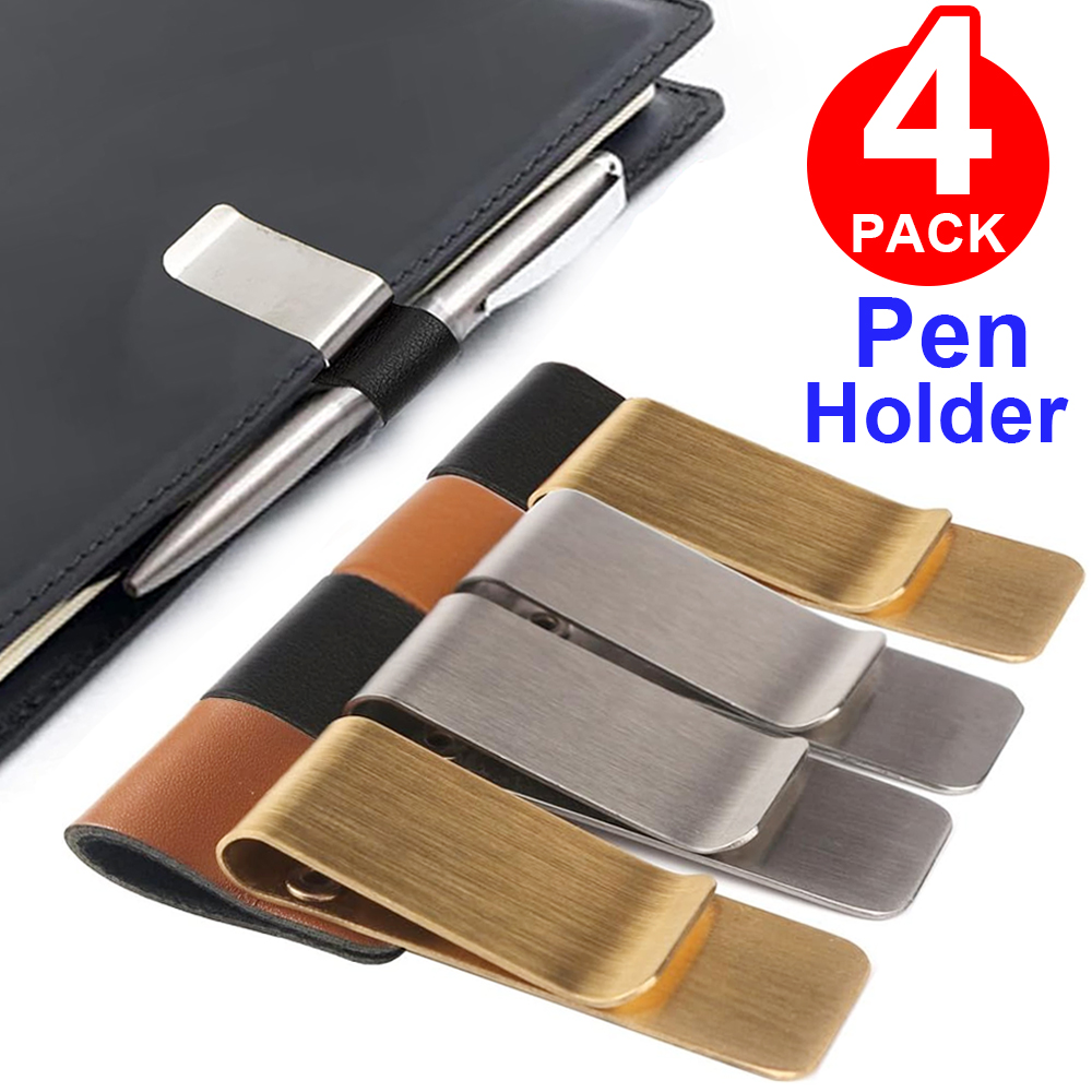 Leather Work Notepad - Portapenne in pelle fatta a mano