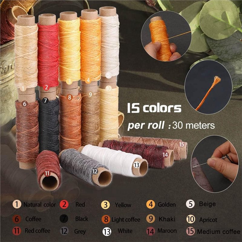 Beginner Leatherwork Kit - Kit di Strumenti per Lavorazione della