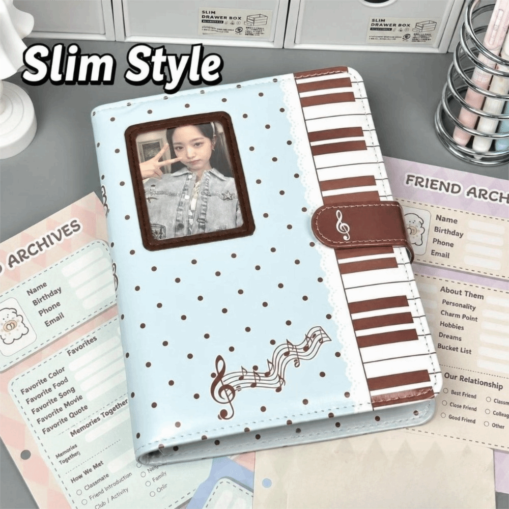 Leather Work Notepad - Quaderno ad anelli Ins Polka Dot