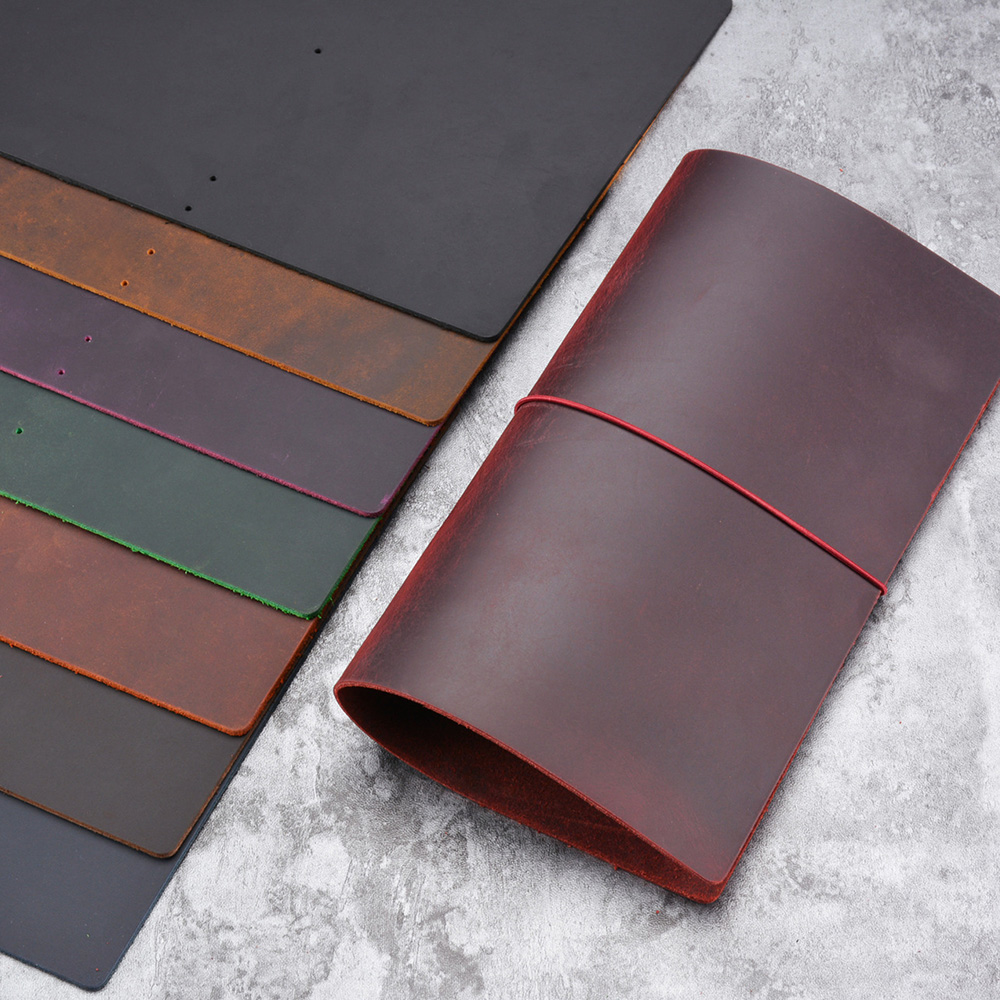 Leather Work Notepad - Copertina per notebook fai-da-te in pelle