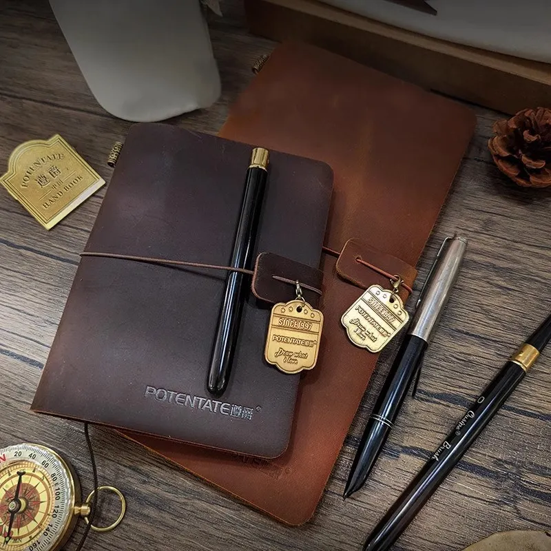 Leather Work Notepad - Potentate acquerello Sketchbook 200g 100% cotone