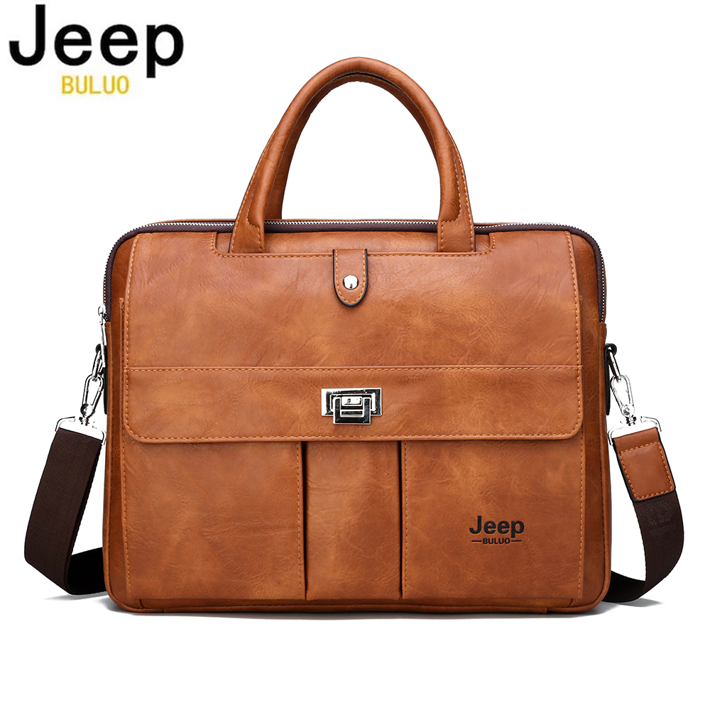 Leatherwork Letters - Borsa Portadocumenti in Pelle Jeep Buluo