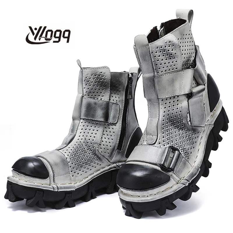 Stivali da moto da uomo in ver - Leather Work Fabric recensione e prezzo