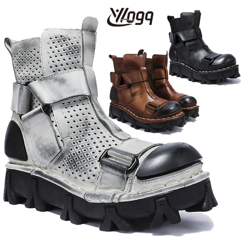 Stivali da moto da uomo in ver - Leather Work Fabric recensione e prezzo