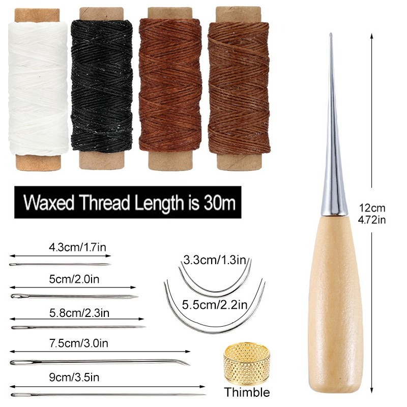 13 pezzi set da cucito in pell - Leatherwork Tool Kit recensione e prezzo