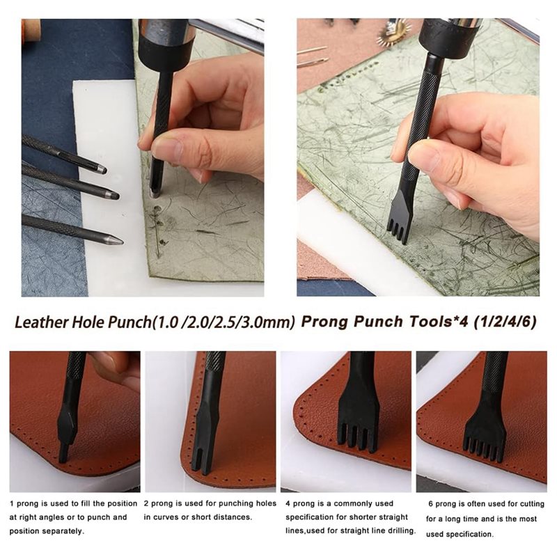 Kit di Strumenti per Lavorazio - Beginner Leatherwork Kit recensione e prezzo