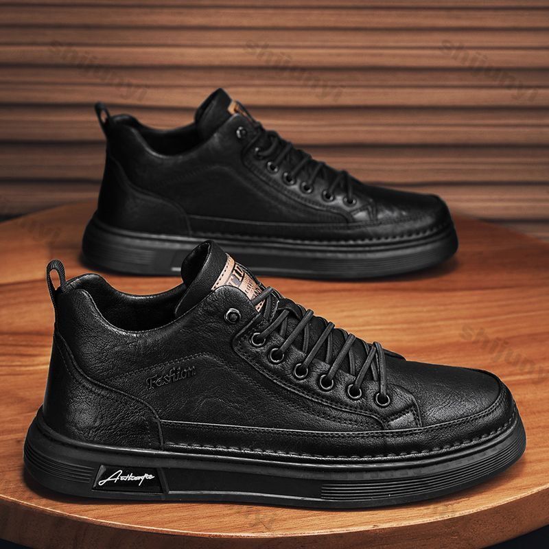 Stivaletti da uomo Scarpe casu - Leather Work Fabric recensione e prezzo