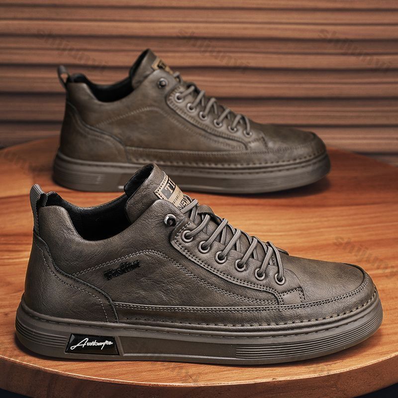 Stivaletti da uomo Scarpe casu - Leather Work Fabric recensione e prezzo