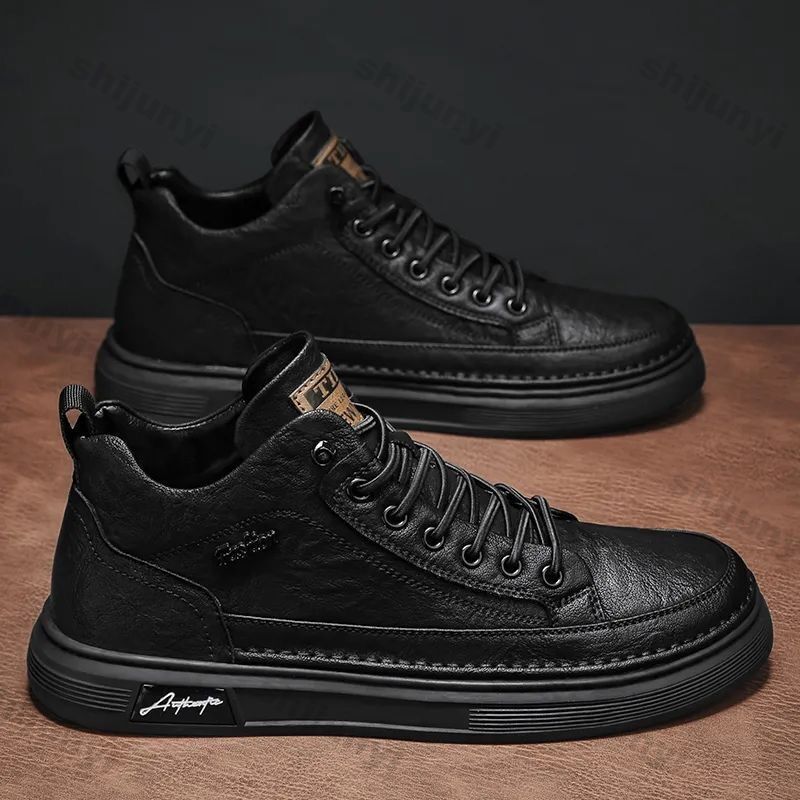 Stivaletti da uomo Scarpe casu - Leather Work Fabric recensione e prezzo