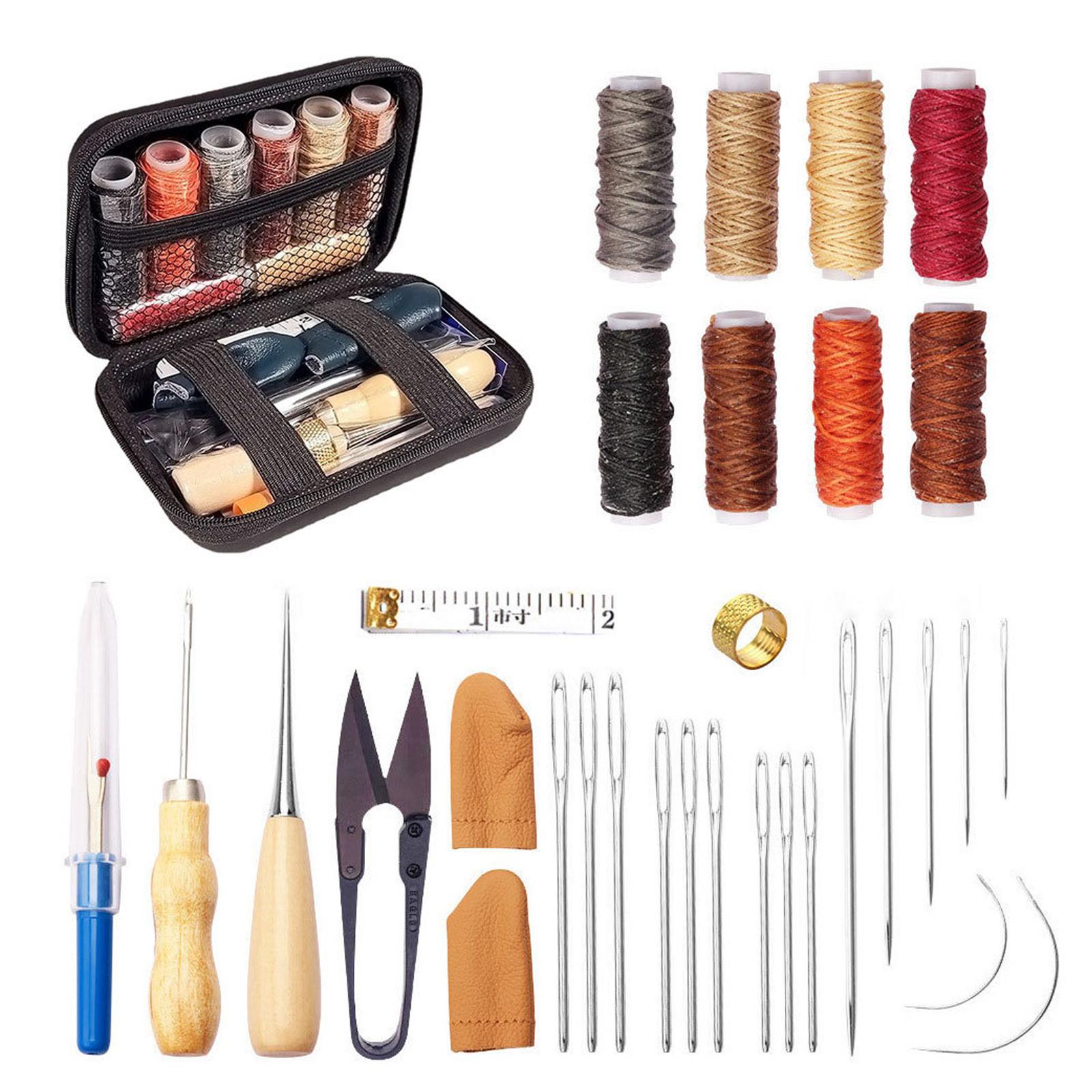 Kit di 32 Utensili per Lavoraz - Beginner Leatherwork Kit recensione e prezzo