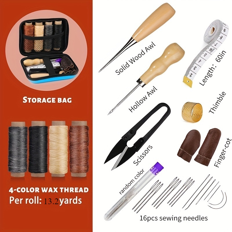 Kit per Cucire la Pelle, Kit p - Leatherwork Tool Kit recensione e prezzo