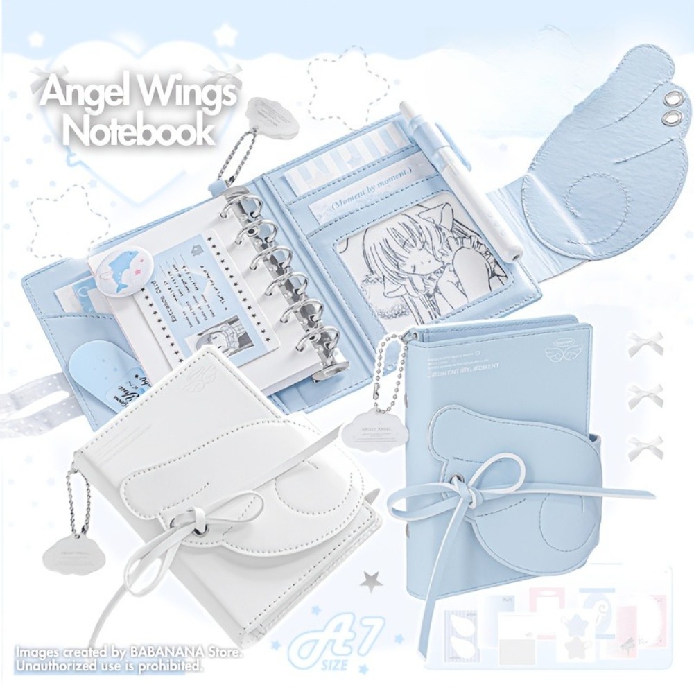 Quaderno Kawaii con Ali d'Ange - Leather Work Notepad recensione e prezzo