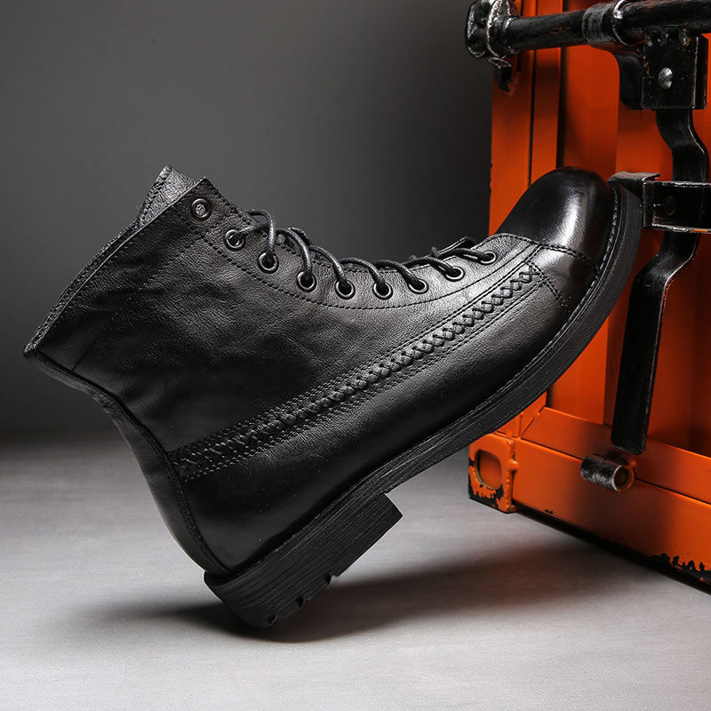 Stivali alla Caviglia da Uomo  - Leather Work Fabric recensione e prezzo