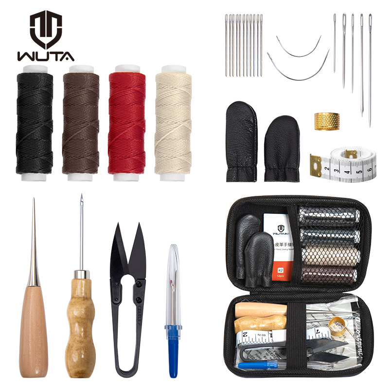 WUTA Kit di riparazione in pel - Leatherwork Tool Kit recensione e prezzo